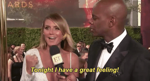 Heidi Klum: Tonight I have a great feeling!